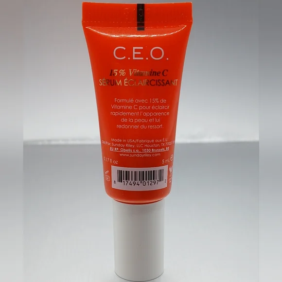 5 For $25 Item🌸 Sunday Riley C.E.O. 15% Vitamin C Brightening Serum - Picture 2 of 2